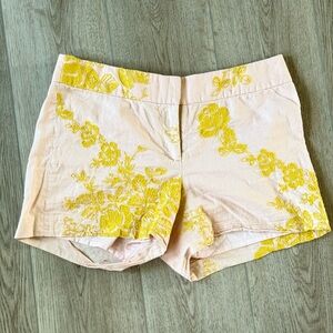 J Crew Embroidered Calssic Summer Resort Shorts Sz.6